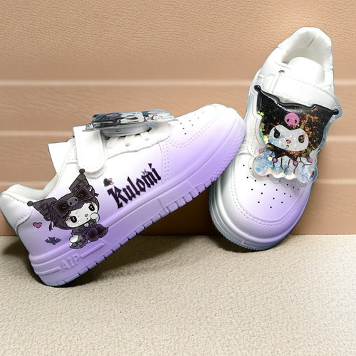 Nuevas Zapatillas Kuromi Sanrio De Piel Otoño/invierno