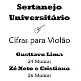 Sertanejo Universitário 50 Músicas Para Violão Com Solos