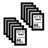 Kit 10 Porta Retrato Molduras Para Fotos 10x15 A6 Suporte