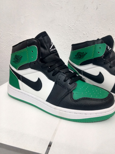 Tenis Nike J1 Negro Verde #24.5 Mx