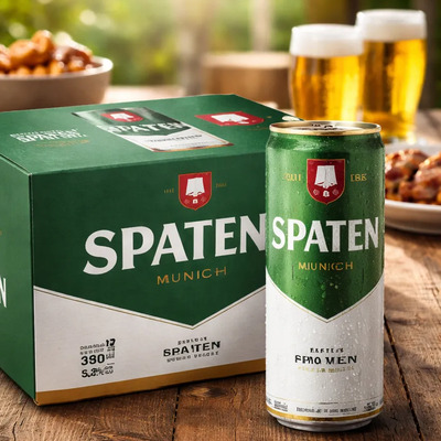 Pack 24 Cerveja Spaten Munich Helles Lata 350ml. | Frete grátis