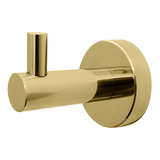 Gancho Dourado Porta Toalha Cabide Parede Aço Inox 304 Luxo