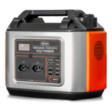 Gerador De Energia Portátil 500w 220v Solar Recarregável Usb