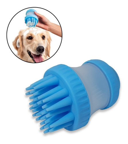 Dispensador De Shampoo Cepillo Ducha Portátil Para Mascotas