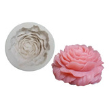 Forma Molde Silicone Sabonete Vela Rosa Soap