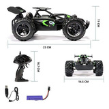 Cochecito S-012 Rc Stunt Car Con Control Remoto Y Sensor De Gestos, Color Verde