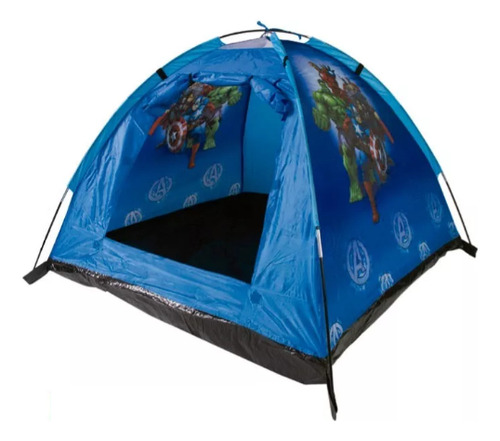 Carpa Casa Infantil Avengers Marvel 120 X 120 X 90 Cm Color Azul