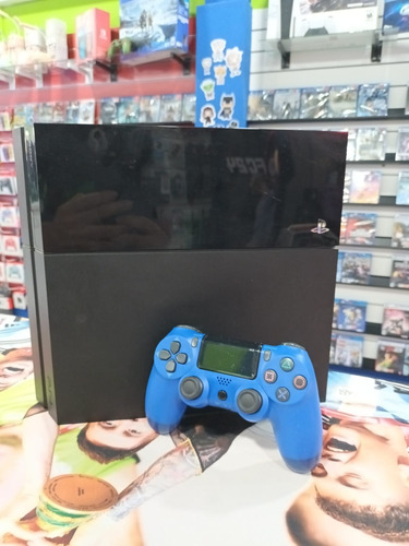  Usada Consola Ps4 Fat 500gb+joy Genérico Ps4 Azul Soy Gamer
