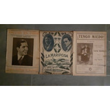 Tango Gardel. Antiguas Partituras. Lote De 3. 51928