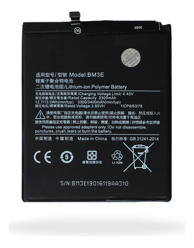 Repuesto Bateria Compatible Con Xiaomi Mi 8 Bm3e