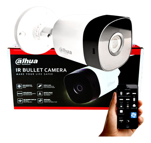 Camara Seguridad Dahua Tipo Bala 2mp 3.6mm 1080p