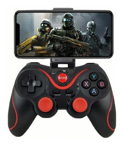 Control Inalámbrico Bluetooth Joystick Y Gamepad Android Ios Color Negro