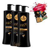  Kit Haskell Cavalo Forte 2 Shampoo 1l + 1 Condicionador 1l