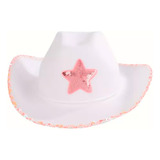 Sombrero Sheriff Mujer Vaquera Cowboy Con Estrella Vaquero
