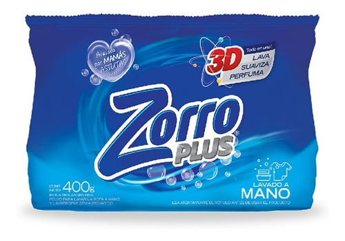 Jabón En Polvo Zorro Clásico 400g (6116)