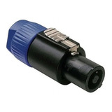 Conector Speakon Plug Macho Trava 4 Vias Caixa Som Mxt Audio