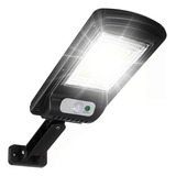 Holofote Solar Autonomo Refletor Ip65 Preto Kit Completo 