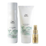 Kit Wella Professionals Nutricurls - Sh + Cond + Óleo