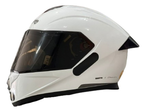 Capacete Premium Exclusivo Bieffe B-12 Branco + Brinde