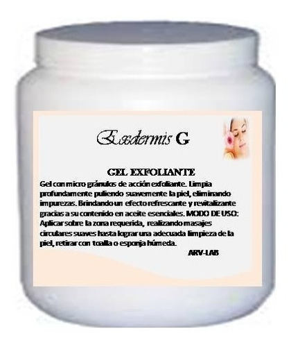 Gel Exfoliante Facial Corporal Limpieza Cutis 500 Grs