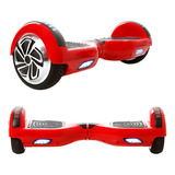 Skate Elétrico 6,5 Vermelho Hoverboardx Bluetooth E Bolsa