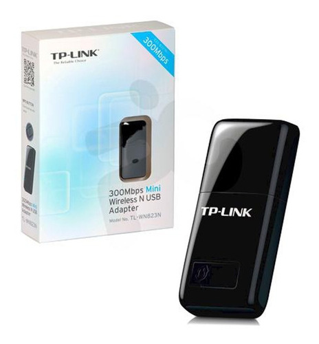 Mini Adaptador Usb Inalámbrico N De 300mbps Tl-wn823n Tplink