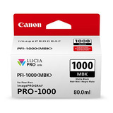 Tinta Canon  Pfi-1000 Mbk Lucia Pro Matte Black Ink Tank 80m