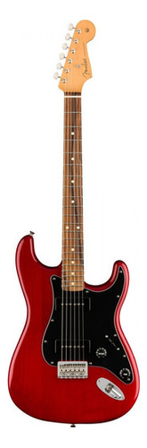 Guitarra Electrica Fender Noventa Stratocaster Mexicana Color Rojo Material Del Diapasón Pau Ferro