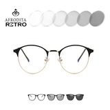 Gafas Retro® Afrodita® Black Pc® Anti Blue + Fotocromaticos®