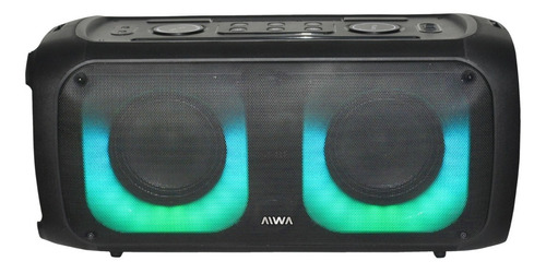 Parlante Bluetooth Portátil Recargable Aux Luces Aiwa