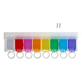 Organizador Identificador De Llaves + Llaveros Multicolor 1a