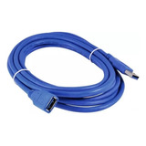 Cable Usb 3.0 Extensión Macho A Hembra 3 Metros 5gbps