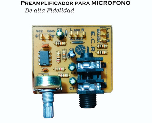 Tarjeta Preamplificador Micrófono 