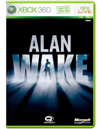 Jogo Alan Wake Xbox 360 Midia Fisica Microsoft Remedy
