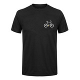 Camiseta Estampada Con Estampado De Dibujos Animados De Bici