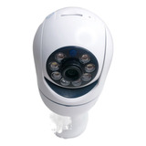 Camera Ip Segurança Lampada Yoosee Panoramica Espia Sensor Cor Branco