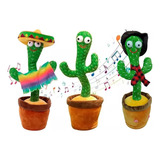Juguete Pato Cactus Luminoso Musical Baila Repite Voz Tiktok