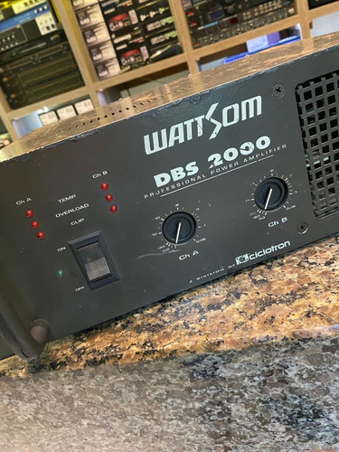 Potencia Amplificador Antigo Usado Wattsom Dbs2000 500w