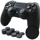 Funda Anti-slip Para Control De Ps4 /slim/pro (negro)