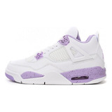 Zapatilla 4 Retro_white_purple