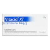 Vitacid Xt Tretinoína 1mg/g Creme Forte 25g Mancha Melasma 