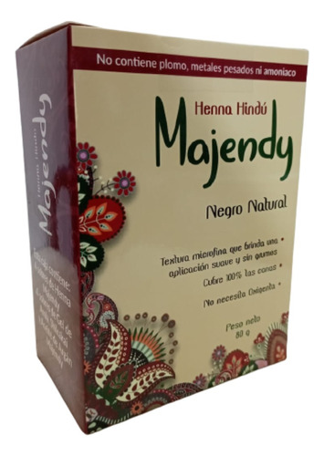 Henna Hindú Majendy Fito Medics - g a $338