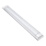 Kit5 Luminária Tubular Sobrepor Slim 105w Branco Frio 120cm