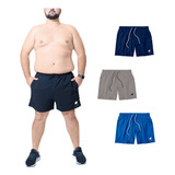 Kit 4 Short Masculino Plus Size Moda Praia Treino Passeio