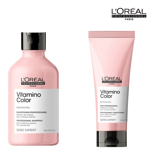 Loreal Kit Vitamino Color Shampoo + Acond Serie Expert