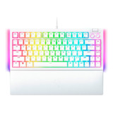 Teclado Razer Blackwidow V4 75% Switch Orange Inglés Blanco