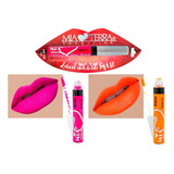 Labial Mate Neon Mia Terra Cosmetics 2 Piezas