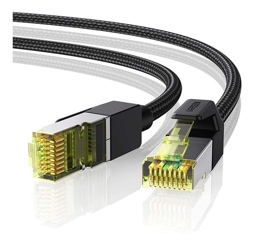 Cable De Red Cat 7 Ethernet Nylon Trenzado Ugreen 10 Gb 3m