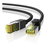 Cable De Red Cat 7 Ethernet Nylon Trenzado Ugreen 10 Gb 3m