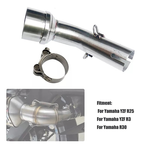 Codo Para Exosto Yamaha R3, Mt03 Akrapovic, Yoshimura Sc